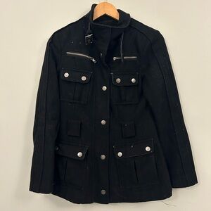 Miss Sixty Black Zip Up Jacket Small